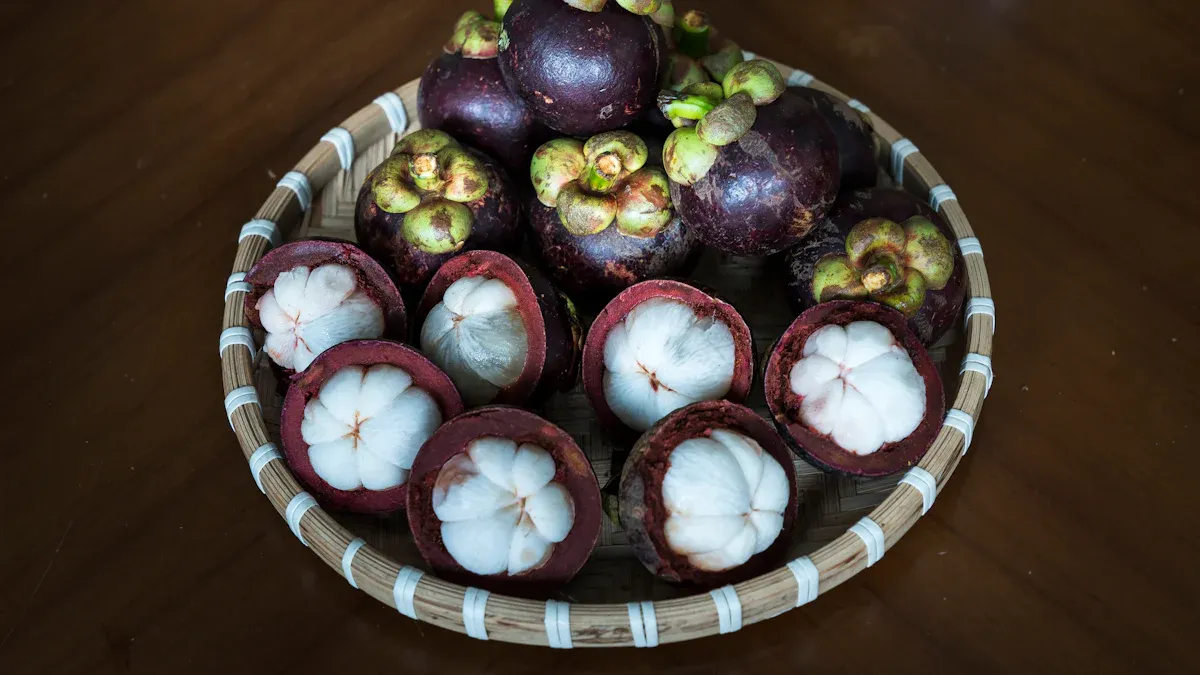 Enjoying Mangosteen